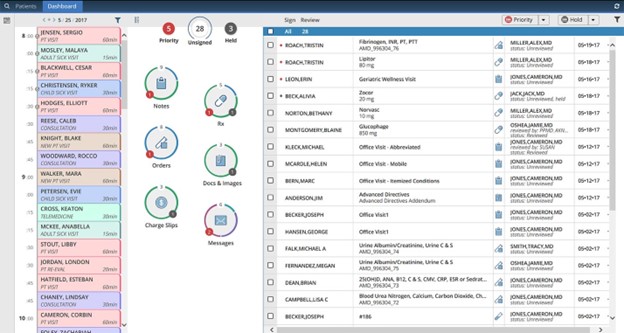 AdvancedMD donut filters