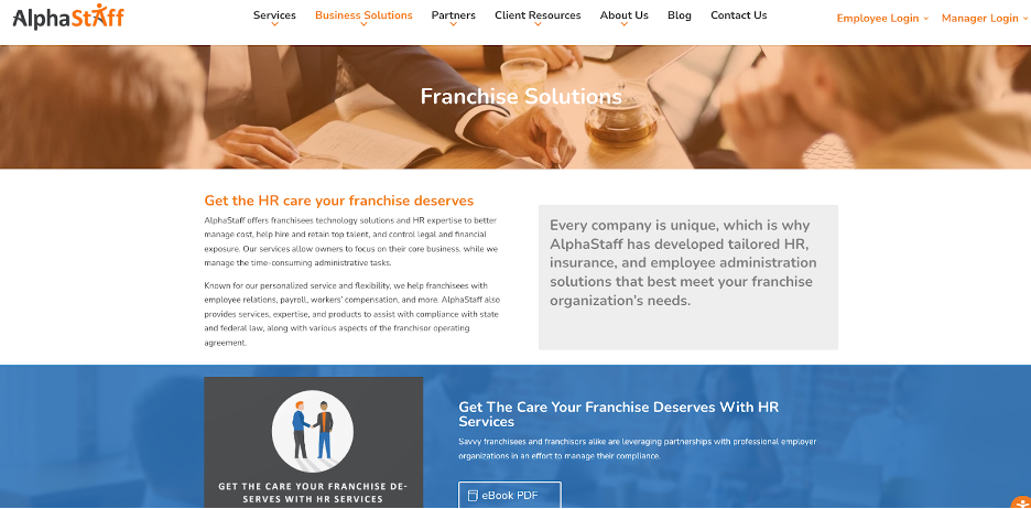 AlphaStaff franchise solutions