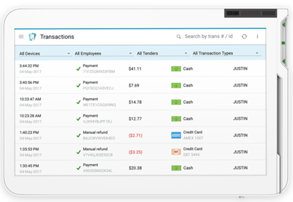 Clover POS reporting