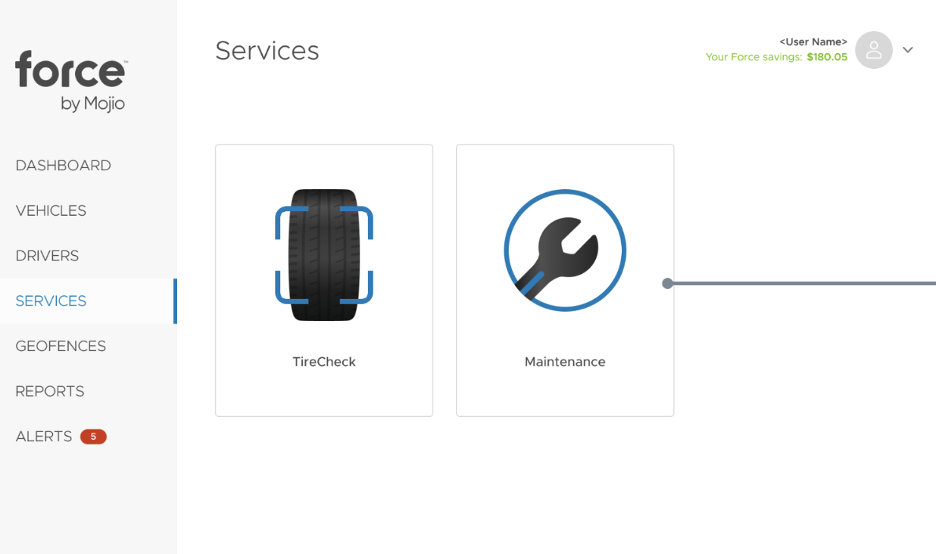 FleetUp e-maintenance dashboard