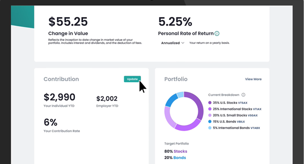 Human Interest retirement plan management