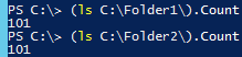 PowerShell sync folder