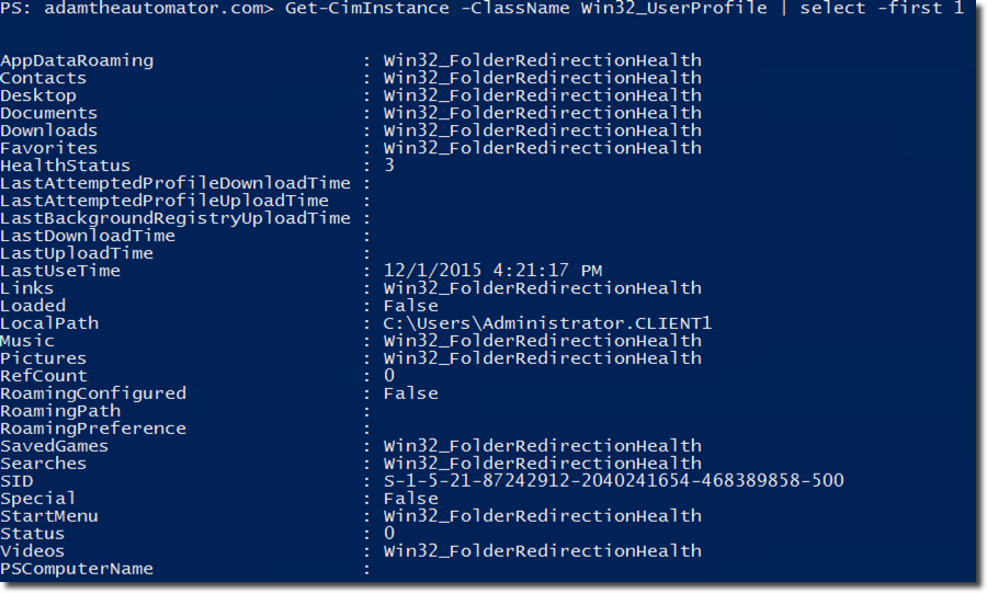PowerShell user profile