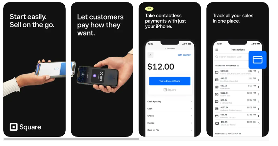 Square POS app