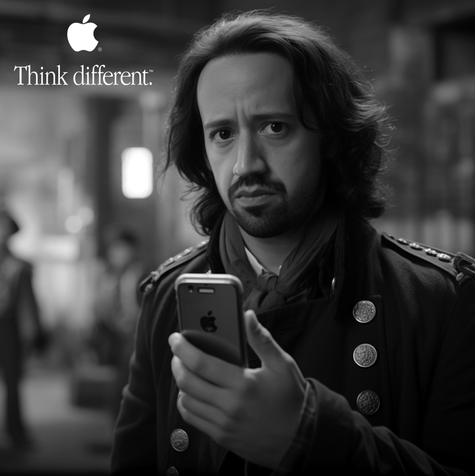 Think Different ad Lin Manuel Miranda