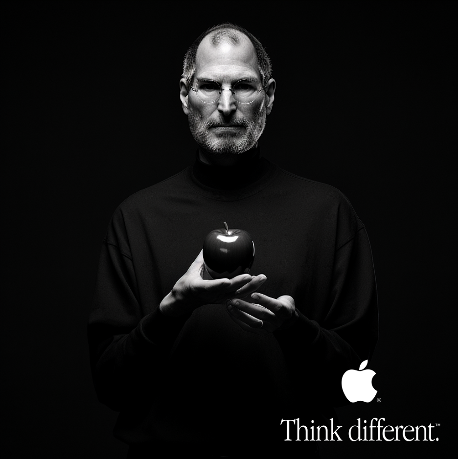 Think Different ad Steve Jobs