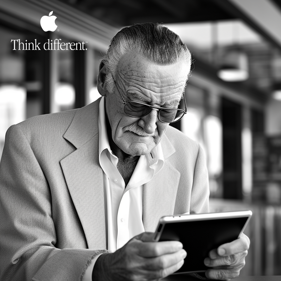 Think Different ad Stan Lee