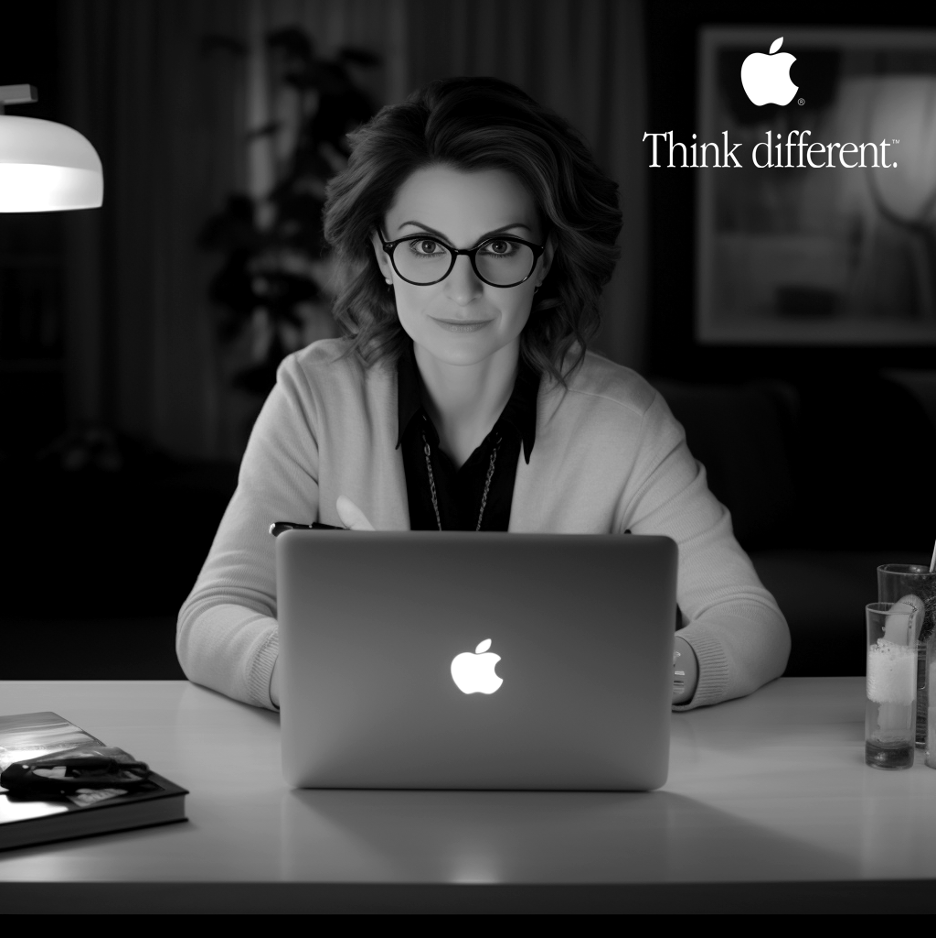 Think Different ad Tina Fey